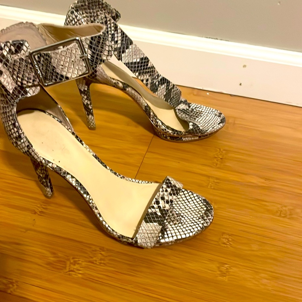 Calvin Klein Snakeskin Style heels